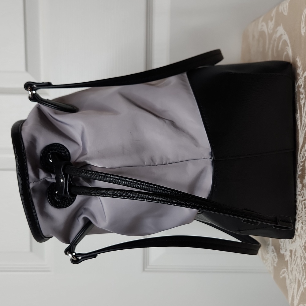 Radley London Dane Park medium tote open top nylon gray and black - Picture 4 of 16